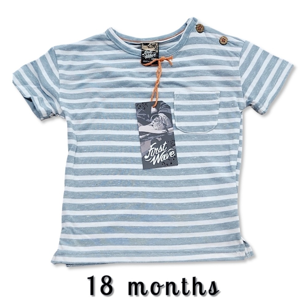 First Wave Striped T-Shirt 18 Months